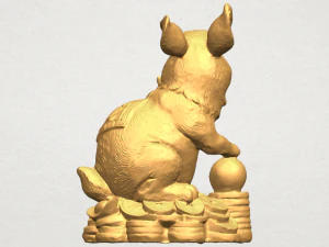 rabbit 02 3D Print Model