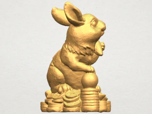 rabbit 02 3D Print Model