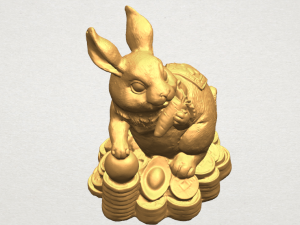 rabbit 02 3Dプリントモデル