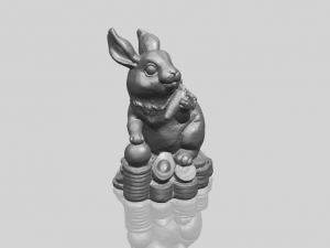 rabbit 02 3Dプリントモデル