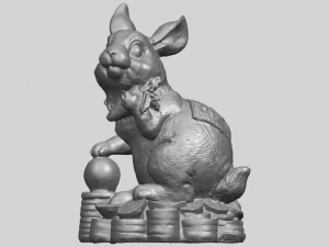 rabbit 02 3D Print Model