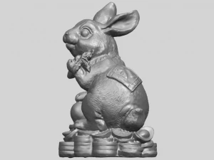 rabbit 02 3D Print Model