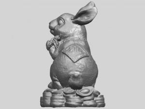 rabbit 02 3D Print Model