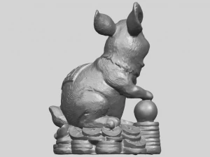 rabbit 02 3D Print Model