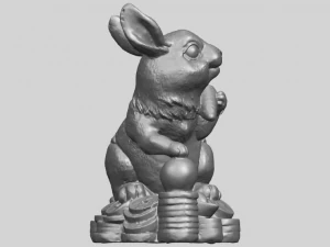 rabbit 02 3D Print Model