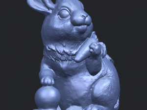 rabbit 02 3Dプリントモデル