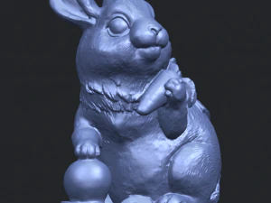 rabbit 02 3D Print Model