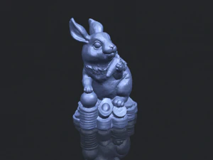 rabbit 02 3D Print Model