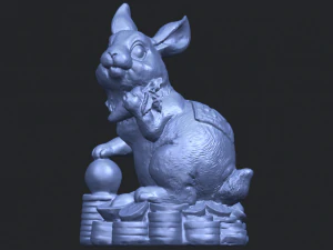 rabbit 02 3D Print Model