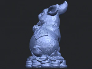 rabbit 02 3D Print Model
