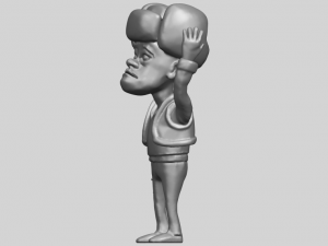 bald guy qiang 3D प्रिंट मॉडल