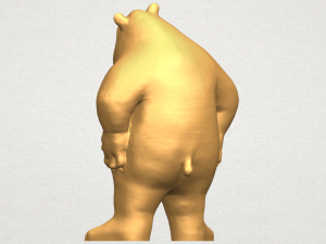 bear senior 3Dプリントモデル
