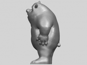 bear senior 3Dプリントモデル