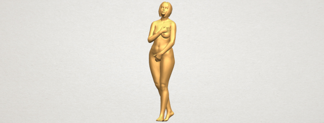 naked girl 21 Modello di stampa 3D .c4d .max .obj .3ds .fbx .stl .blend 