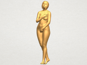 naked girl 21 3D Print Model