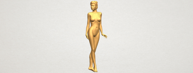 naked girl 22 3D-printmodel .c4d .max .obj .3ds .fbx .stl .blend 