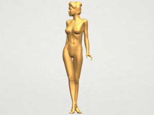 naked girl 22 3D-printmodel