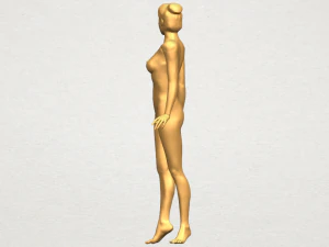 naked girl 22 3D Print Model