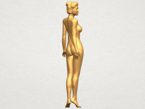 naked girl 22 3D-printmodel