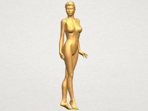 naked girl 22 3D-printmodel