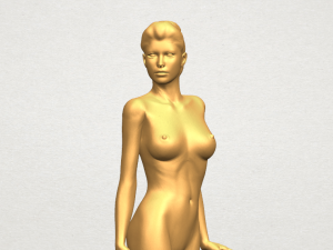 naked girl 22 3D-printmodel