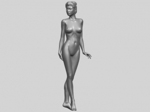 naked girl 22 3D-printmodel