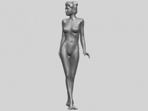 naked girl 22 3D-printmodel
