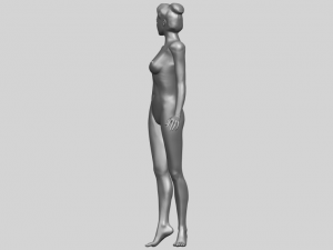 naked girl 22 3D-printmodel