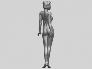 naked girl 22 3D-printmodel