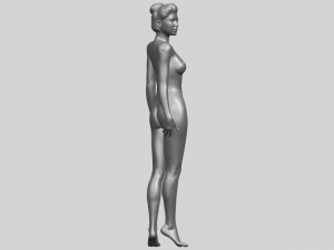 naked girl 22 3D-printmodel