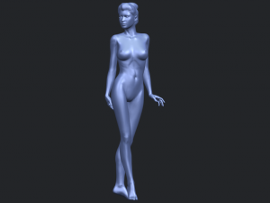 naked girl 22 3D-printmodel