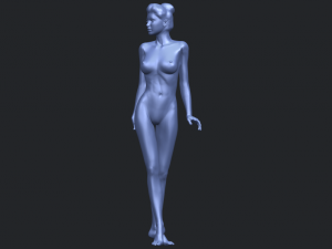 naked girl 22 3D-printmodel