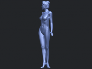 naked girl 22 3D-printmodel