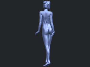 naked girl 22 3D-printmodel
