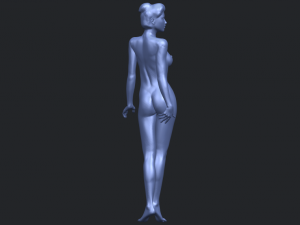 naked girl 22 3D-printmodel