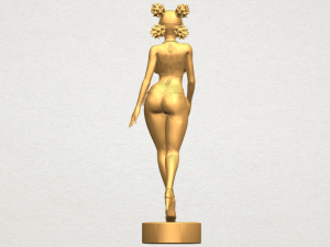 sexy girl 08 Modèles 3D en vedette