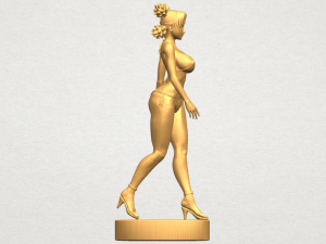 sexy girl 08 Modèles 3D en vedette