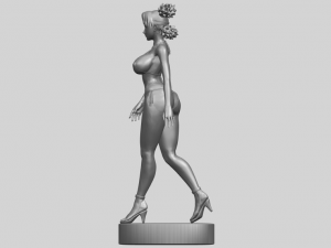 sexy girl 08 Modèles 3D en vedette