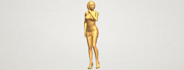 beautiful girl 12 3D-Druckmodell .c4d .max .obj .3ds .fbx .stl .blend 