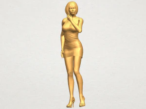 beautiful girl 12 3D Print Model