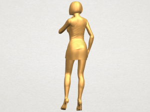 beautiful girl 12 3D-Druckmodell