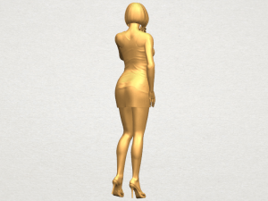 beautiful girl 12 3D-Druckmodell