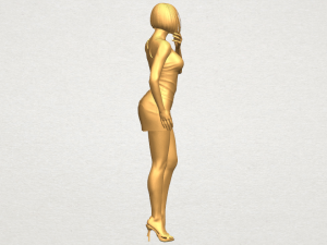 beautiful girl 12 3D-Druckmodell