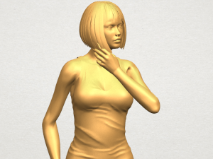 beautiful girl 12 3D-Druckmodell