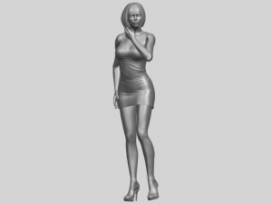 beautiful girl 12 3D-Druckmodell