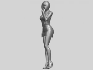beautiful girl 12 3D Print Model