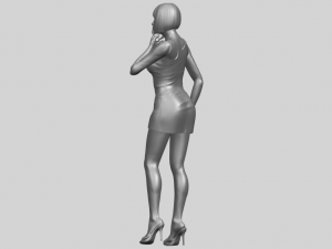 beautiful girl 12 3D-Druckmodell