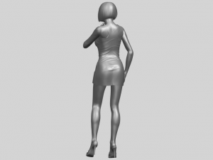 beautiful girl 12 3D-Druckmodell
