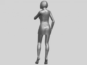 beautiful girl 12 3D Print Model