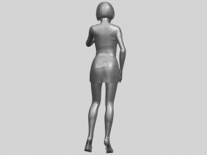 beautiful girl 12 3D-Druckmodell